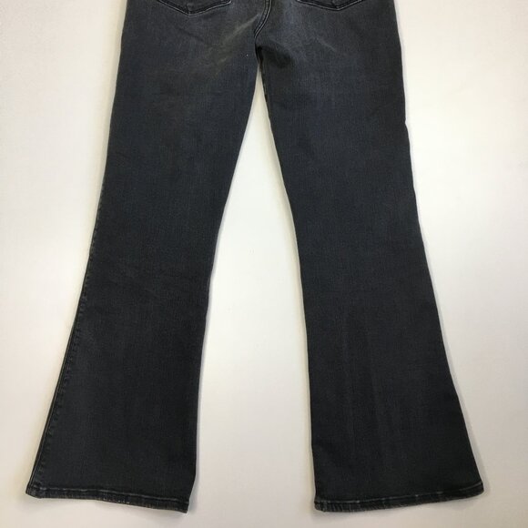 FRAME Denim Condor Wash Le Sylvie Kick Boot 5 Pocket Logo Hardware Jeans - Picture 12 of 12